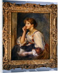 Woman with a letter, c.1890 by Pierre Auguste Renoir