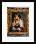 Woman with a letter, c.1890 by Pierre Auguste Renoir