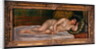 Reclining female nude 1906-07 by Pierre Auguste Renoir