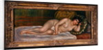 Reclining female nude 1906-07 by Pierre Auguste Renoir