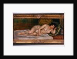 Reclining female nude 1906-07 by Pierre Auguste Renoir