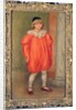 Claude Renoir in a clown costume, 1909 by Pierre Auguste Renoir