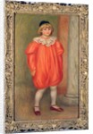 Claude Renoir in a clown costume, 1909 by Pierre Auguste Renoir