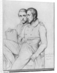 Double portrait of Hippolyte and Paul Flandrin, 1835 by Hippolyte Flandrin