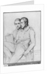 Double portrait of Hippolyte and Paul Flandrin, 1835 by Hippolyte Flandrin