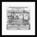 John Calvin on his death bed by Jacob Lederlein