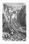 Attacking a castle or a fortified town by Gustave Dore