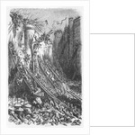 Attacking a castle or a fortified town by Gustave Dore