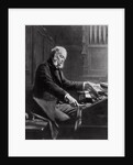 Cesar Franck at the console of the organ at St. Clotilde Basilica, Paris, 1885 by Jeanne Rongier