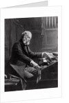Cesar Franck at the console of the organ at St. Clotilde Basilica, Paris, 1885 by Jeanne Rongier