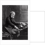 Cesar Franck at the console of the organ at St. Clotilde Basilica, Paris, 1885 by Jeanne Rongier