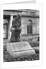 Statue of the Thinker on Auguste Rodin's tomb in the park of Villa des Brillants by Auguste Rodin