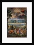 The Groves of Versailles. View of the pool of Neptune and walkway with the Judgement of Paris, 1688-93 by Jean the Younger Cotelle