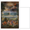 The Groves of Versailles. View of the pool of Neptune and walkway with the Judgement of Paris, 1688-93 by Jean the Younger Cotelle