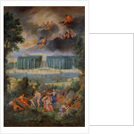 The Groves of Versailles. View of the pool of Neptune and walkway with the Judgement of Paris, 1688-93 by Jean the Younger Cotelle