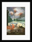 The Groves of Versailles. View of the Dragon Pool and the Pool of Neptune, with Apollo slaying Python by Jean the Younger Cotelle