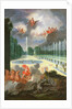 The Groves of Versailles. View of the Dragon Pool and the Pool of Neptune, with Apollo slaying Python by Jean the Younger Cotelle