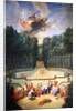 The Groves of Versailles. View of the Amphitheatre and the Water theatre with Venus surrounded by the hours in the presence of Uranus by Jean the Younger Cotelle