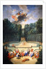 The Groves of Versailles. View of the Amphitheatre and the Water theatre with Venus surrounded by the hours in the presence of Uranus by Jean the Younger Cotelle
