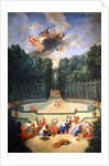 The Groves of Versailles. View of the Amphitheatre and the Water theatre with Venus surrounded by the hours in the presence of Uranus by Jean the Younger Cotelle
