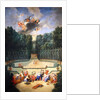 The Groves of Versailles. View of the Amphitheatre and the Water theatre with Venus surrounded by the hours in the presence of Uranus by Jean the Younger Cotelle