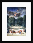 The Groves of Versailles. View of the Theatre of Water with Nymphs waiting to receive Psyche by Jean the Younger Cotelle