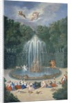 The Groves of Versailles. View of the Star or Mountain of Water with Alph persuing Arethusa by Jean the Younger Cotelle