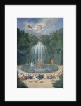 The Groves of Versailles. View of the Star or Mountain of Water with Alph persuing Arethusa by Jean the Younger Cotelle