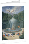 The Groves of Versailles. View of the Star or Mountain of Water with Alph persuing Arethusa by Jean the Younger Cotelle