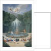 The Groves of Versailles. View of the Star or Mountain of Water with Alph persuing Arethusa by Jean the Younger Cotelle
