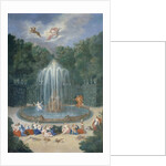 The Groves of Versailles. View of the Star or Mountain of Water with Alph persuing Arethusa by Jean the Younger Cotelle