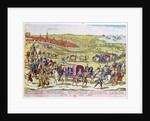 The Duke of Alba, recalled to Spain, leaving Brussels, 1573 by Franz Hogenbergh