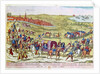 The Duke of Alba, recalled to Spain, leaving Brussels, 1573 by Franz Hogenbergh