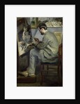 Frederic Bazille at his Easel, 1867 by Pierre Auguste Renoir