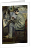 Frederic Bazille at his Easel, 1867 by Pierre Auguste Renoir