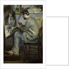 Frederic Bazille at his Easel, 1867 by Pierre Auguste Renoir