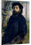 Portrait of Claude Monet 1875 by Pierre Auguste Renoir