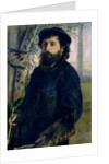 Portrait of Claude Monet 1875 by Pierre Auguste Renoir