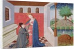 Ms 3045 fol.40v Dialogue between Boethius and Philosophy by French School