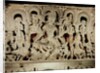 Lintel featuring Hindu trinity, from Waranal, Andhra Pradesh, Kakatiya dynasty by School Indian