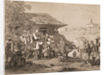 Bulgarians near Varna, printed by Lemercier, Paris by Jules Joseph Augustin Laurens