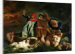 Dante and Virgil in the Underworld, 1822 by Ferdinand Victor Eugene Delacroix