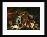 Dante and Virgil in the Underworld, 1822 by Ferdinand Victor Eugene Delacroix