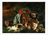 Dante and Virgil in the Underworld, 1822 by Ferdinand Victor Eugene Delacroix