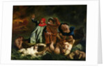 Dante and Virgil in the Underworld, 1822 by Ferdinand Victor Eugene Delacroix