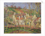 The Red Roofs, or Corner of a Village, Winter, 1877 by Camille Pissarro