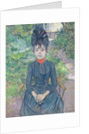 Justine Dieuhl, c.1891 by Henri de Toulouse-Lautrec