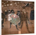 Dancing at the Moulin Rouge: La Goulue and Valentin le Desosse 1895 by Henri de Toulouse-Lautrec