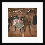 Dancing at the Moulin Rouge: La Goulue and Valentin le Desosse 1895 by Henri de Toulouse-Lautrec