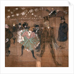 Dancing at the Moulin Rouge: La Goulue and Valentin le Desosse 1895 by Henri de Toulouse-Lautrec